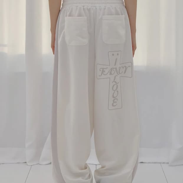 팬시클럽 프로스 글로시 트랙팬츠