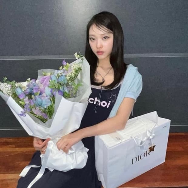 지초이 레이스 원피스 네이비