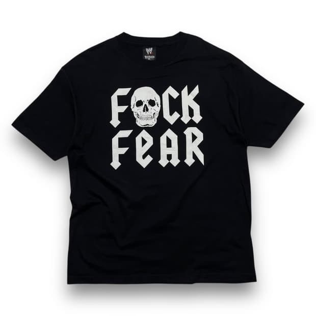 WWE 스톤 콜드 2003s Fxck 마킹 스컬 반팔 티셔츠