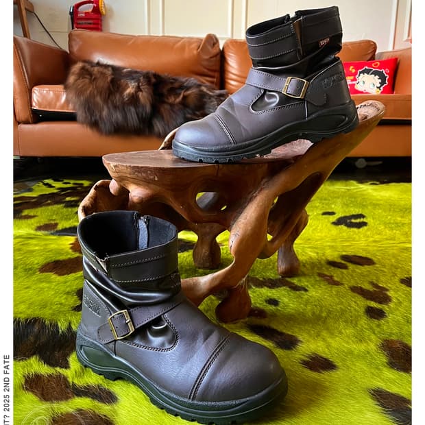 90-00s Old EDWIN Engineer Scotch Boots