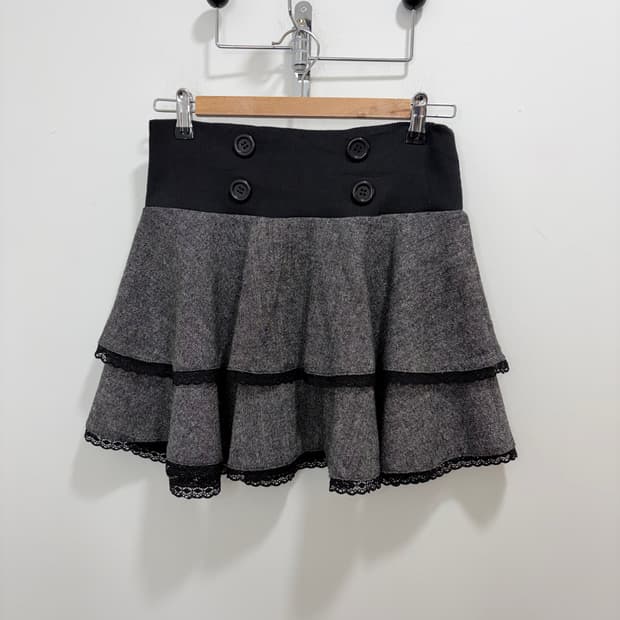 캉캉 레이스 스커트 치마