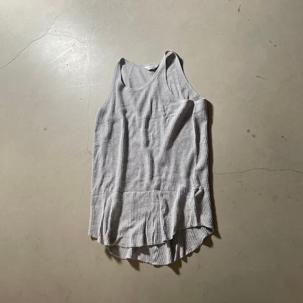 언유즈드 와플 탱크 탑