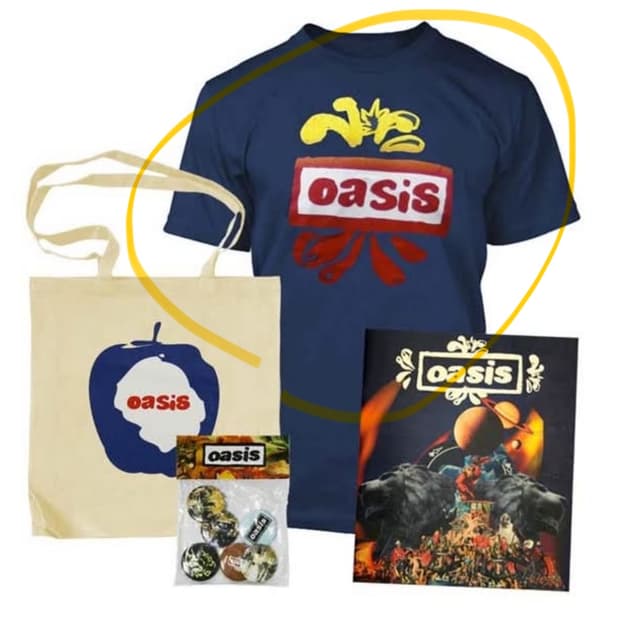 Continental 오피셜 오아시스 2008 유럽투어 티셔츠