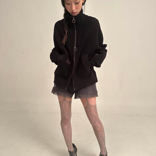 콜로신스 가터 타이즈 그레이