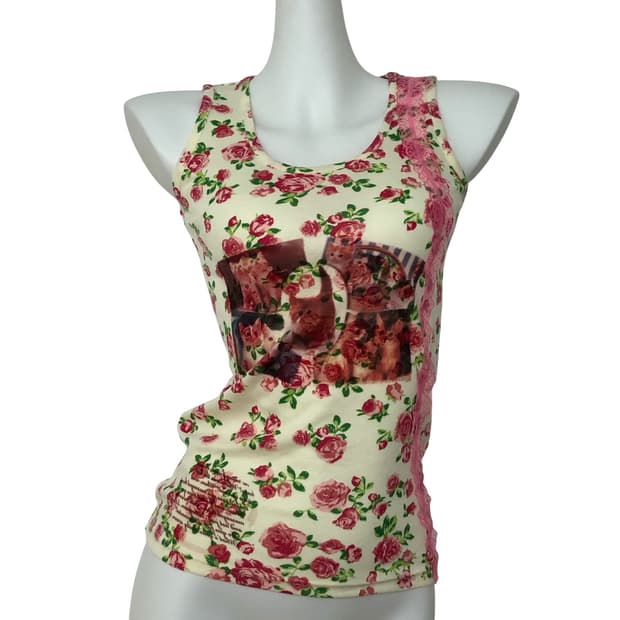 Kitty floral lace sleeveless