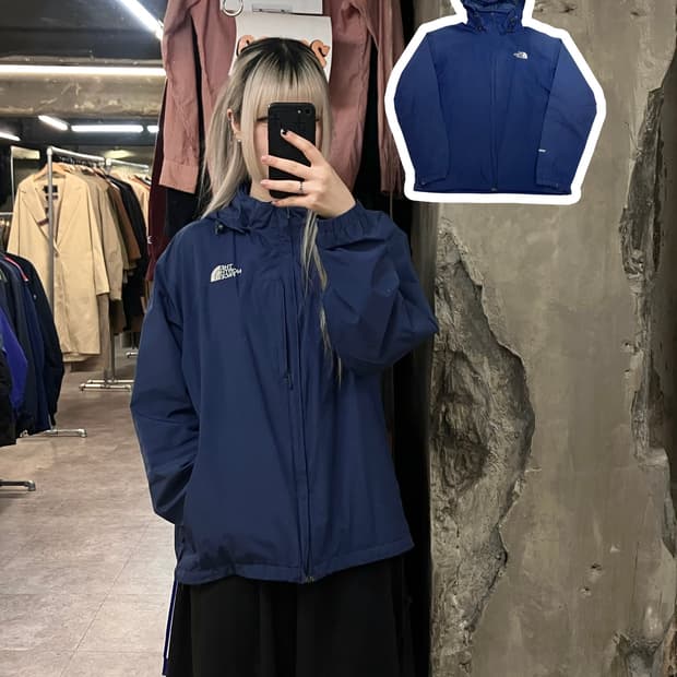 노스페이스 바람막이 네이비 105  #csz3176
