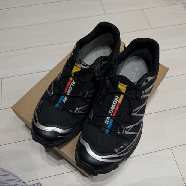 살로몬 Xt-6 블랙실버 245
