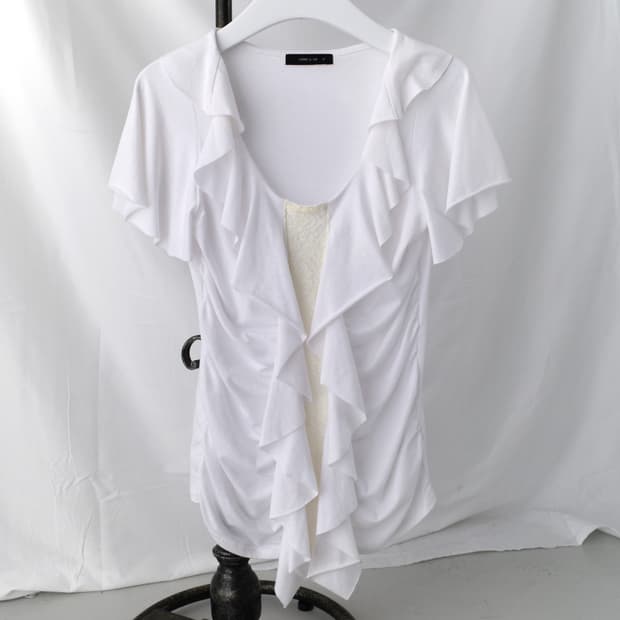 lace frill half T