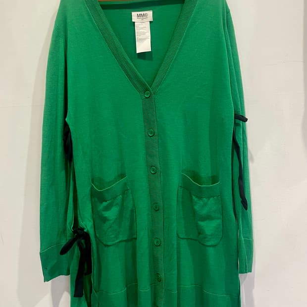MM6 메종 마르지엘라 그린 가디건 L 정품
