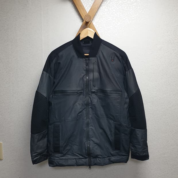 [남100] 스파이더 봄버 경량패딩 블랙