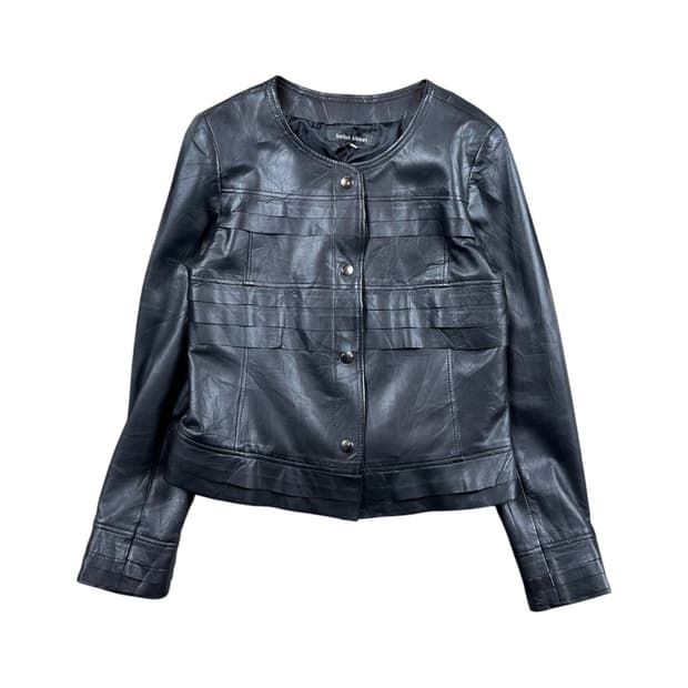 Vintage 양가죽 크롭 자켓