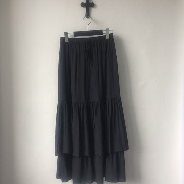 Layer long skirt