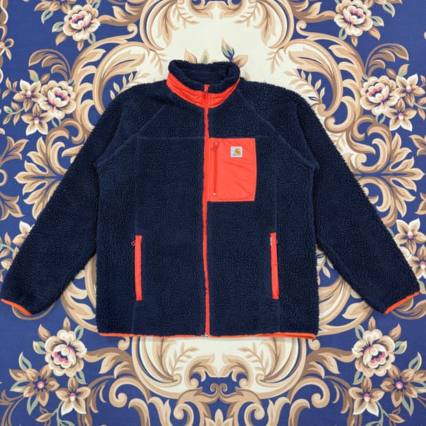 (XL)칼하트 윕 Carhartt wip 플리스 자켓(네이비)