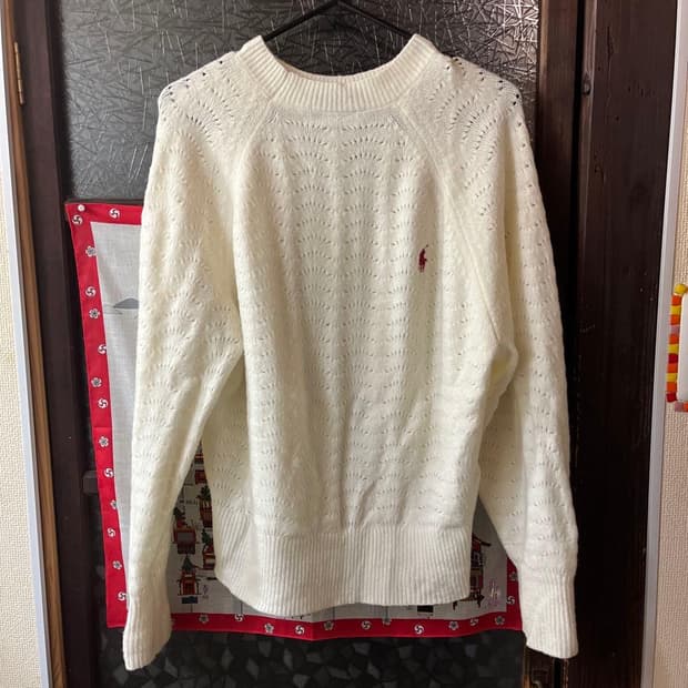 폴로 펀칭 니트