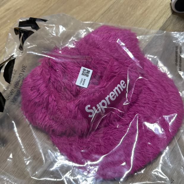 슈프림 퍼지 캠프캡 핑크 - 24FW