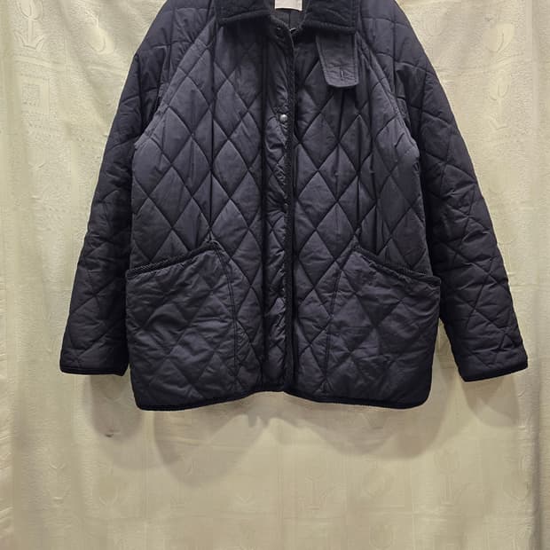 스튜디오 톰보이 퀼팅 자켓 블랙 프리사이즈