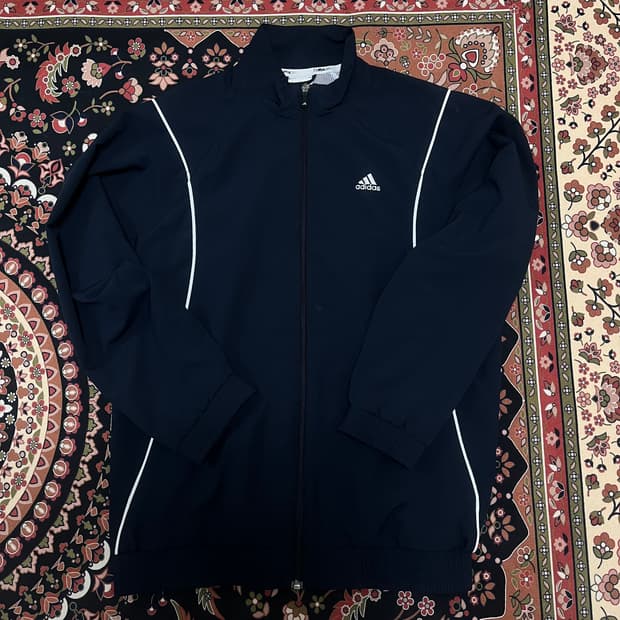 아디다스 퍼포먼스 로고 트랙탑 바람막이 져지 자켓 M/95