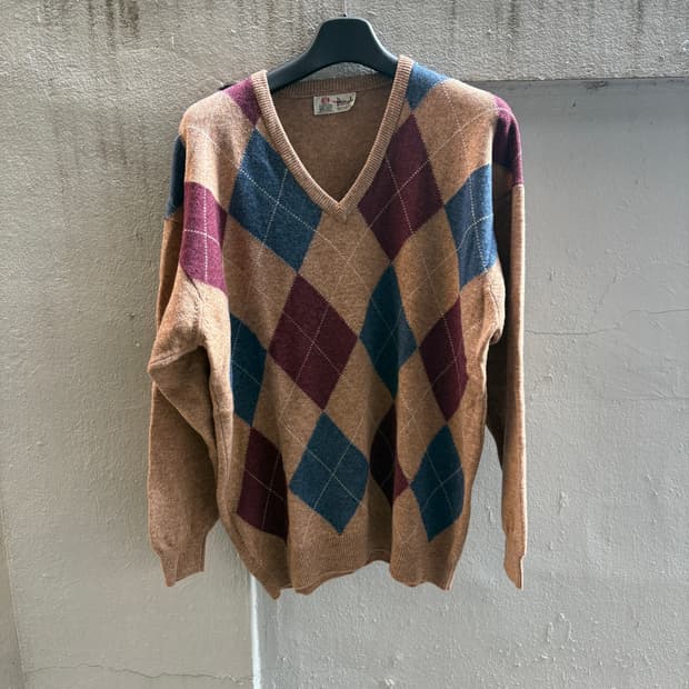 Pringle of scotland 아가일스웨터