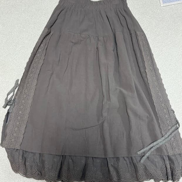 모리걸st 롱 치마 빈티지