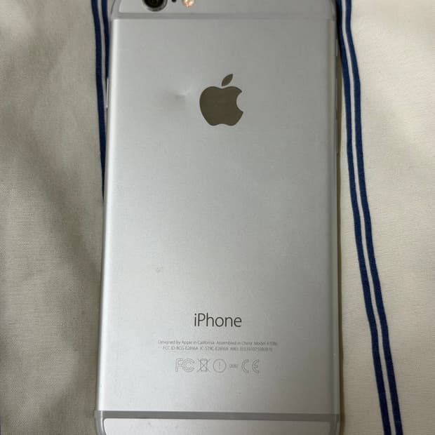 아이폰6 실버 64gb 무음 카메라
