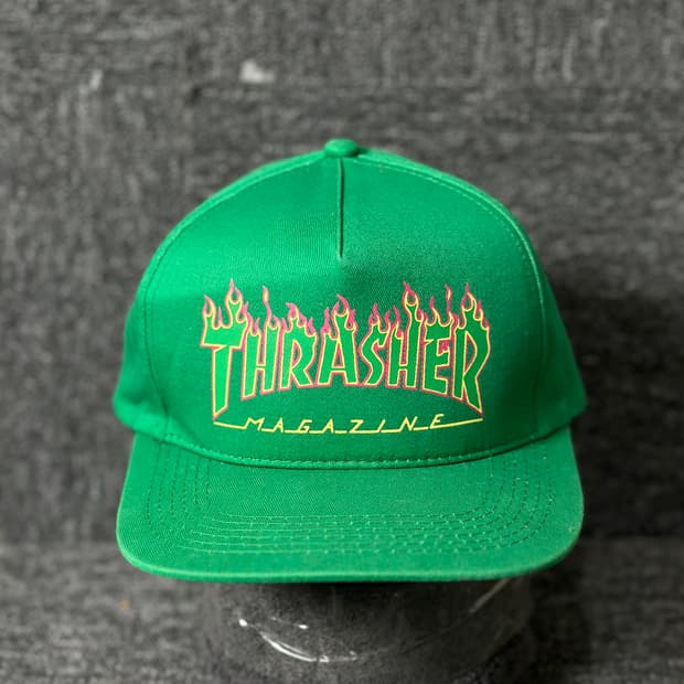 Thrasher 트래셔 그린 볼캡
