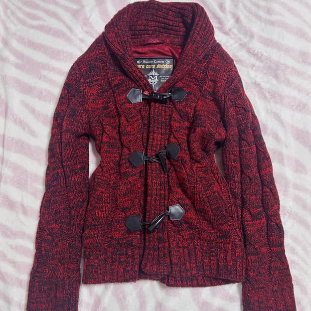 나나깔 캐캐체 펑크 니트 아우터