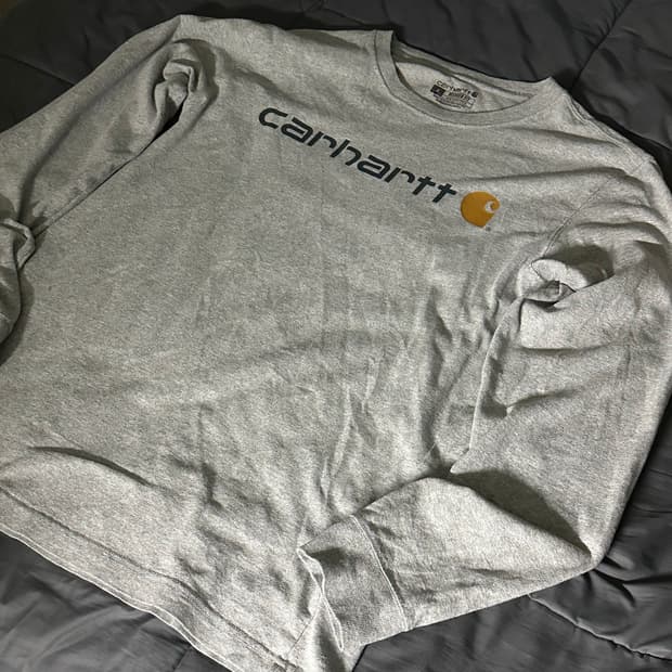 칼하트 롱슬리브 k298 회색