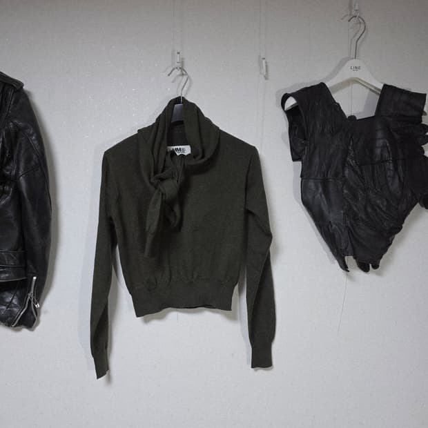 MM6 martin margiela sleeve scarf kint