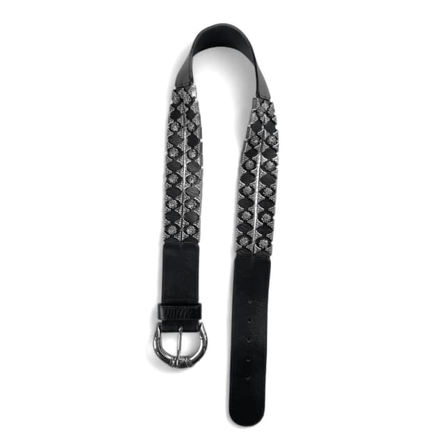 빈티지벨트 Berge 스터드 레더 벨트