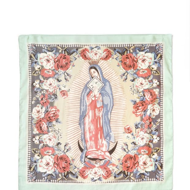 캐피탈 Kapital 컬러드 반다나 패키쉬 마리아 민트