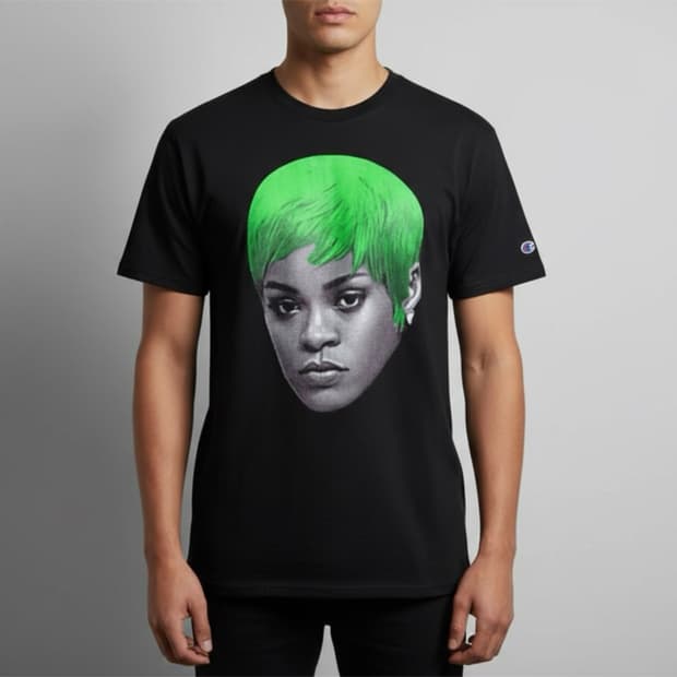 포더호미 x 챔피온  리한나 반팔티