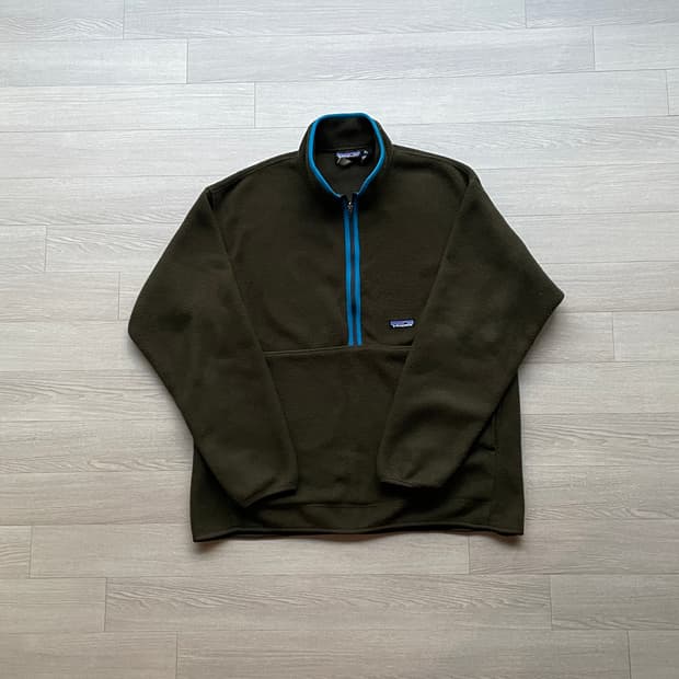 파타고니아 집업 신칠라 그린 마수피얼 플리스 빈티지 patagonia