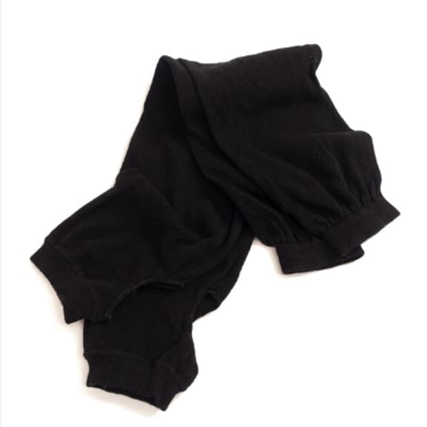 faerie hole gauze long warmer BLACK