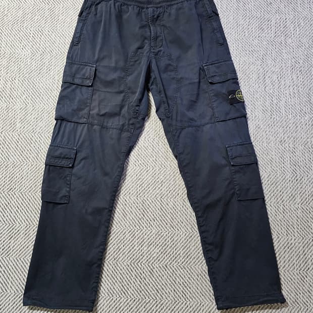 스톤아일랜드 더블 포켓 카고 바지