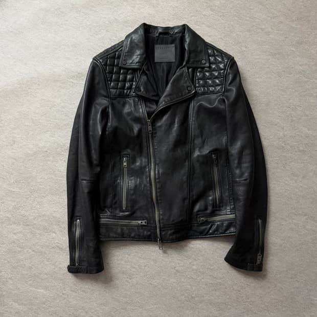 올세인츠 바이커 레더자켓 