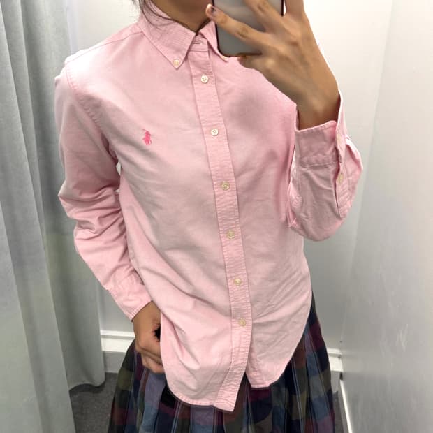 폴로 핑크 셔츠