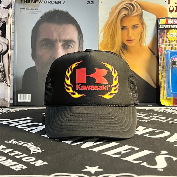 🧢90's Kawasaki Trucker Hat