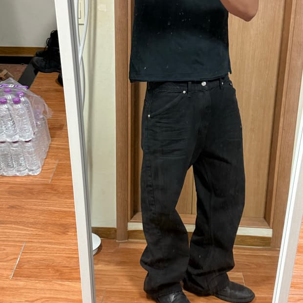 파프롬왓 FAR WRINKLED WASHED PANTS