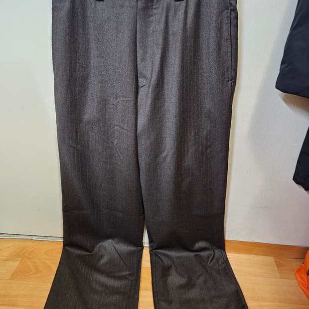 허리단면 40cm) STU 와이드 울 팬츠 슬랙스 울100%