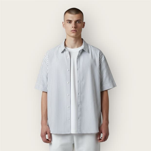 48(104)/ 준지 19-20S/S 스트라이프 셔츠 반팔