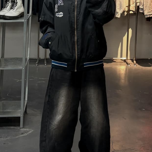 USA빈티지 Cosby 스카치 나일론 바시티 자켓A3610