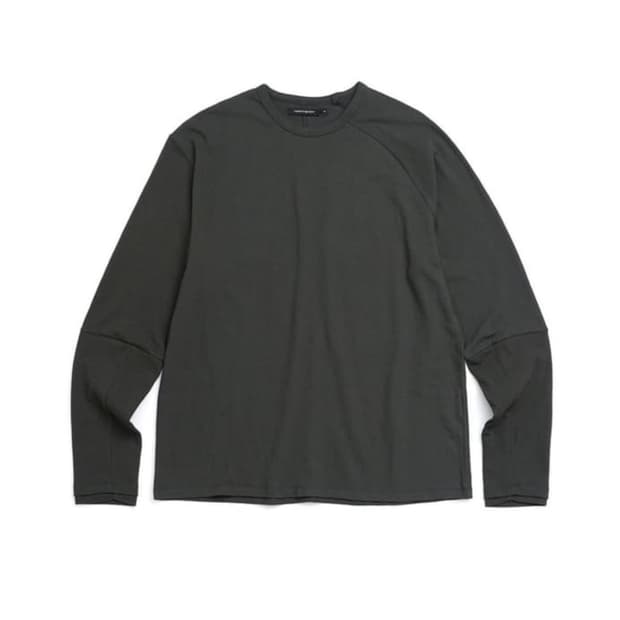 [2]해칭룸 더블슬리브 티 모스 차콜