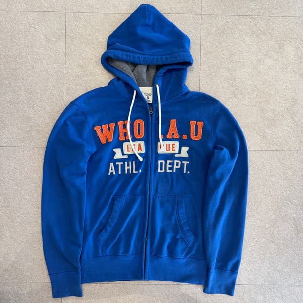 후아유 컬러 후드집업