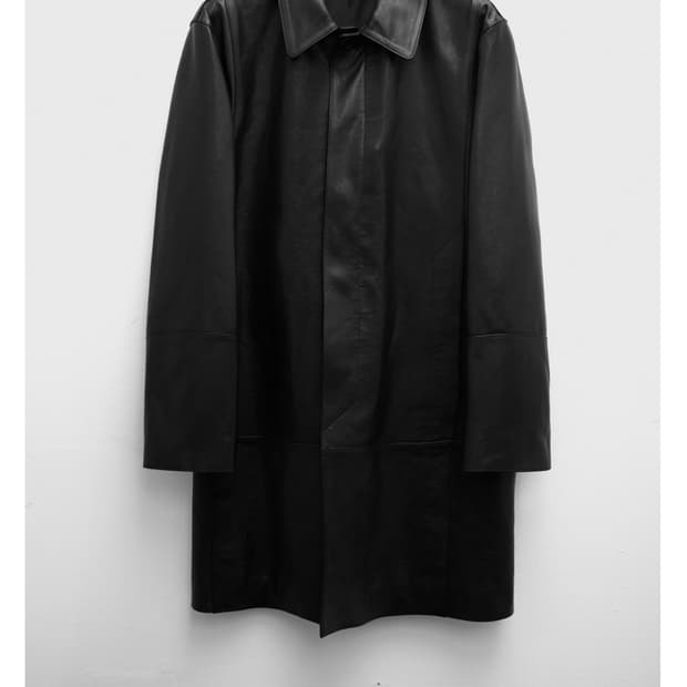 [L] 유스 25 레더카코트