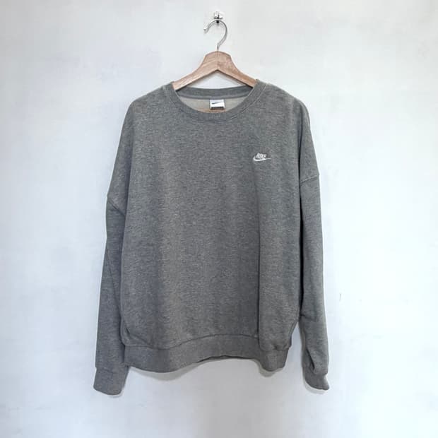 나이키 프렌치테리 크루 맨투맨 그레이 M 