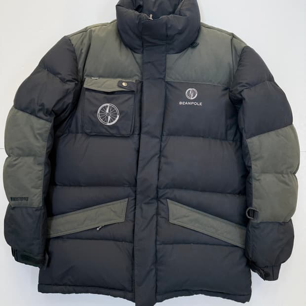 빈폴 카키 덕다운 패딩