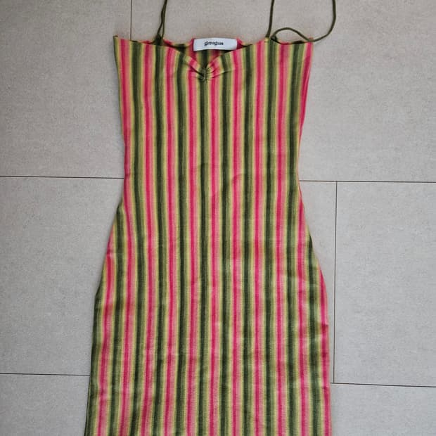 기마구아스 GIMAGUAS 멀티컬러 시미 미니 드레스 S