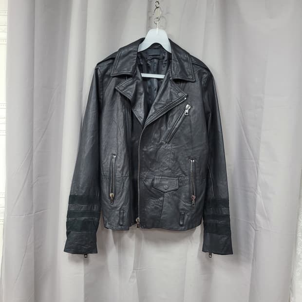 디젤 가죽 라이더 자켓 