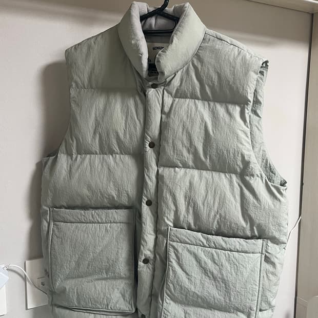 벤시몽 패딩 조끼 그레이