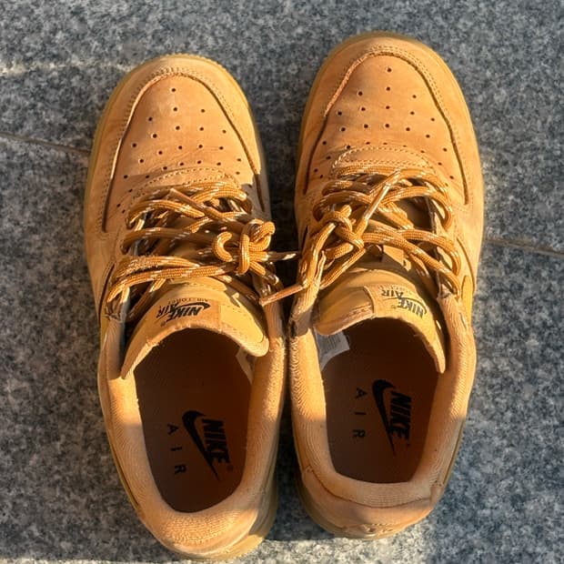 된장포스 (W) 나이키 에어포스 1 '07 WB 플랙스 위트 235